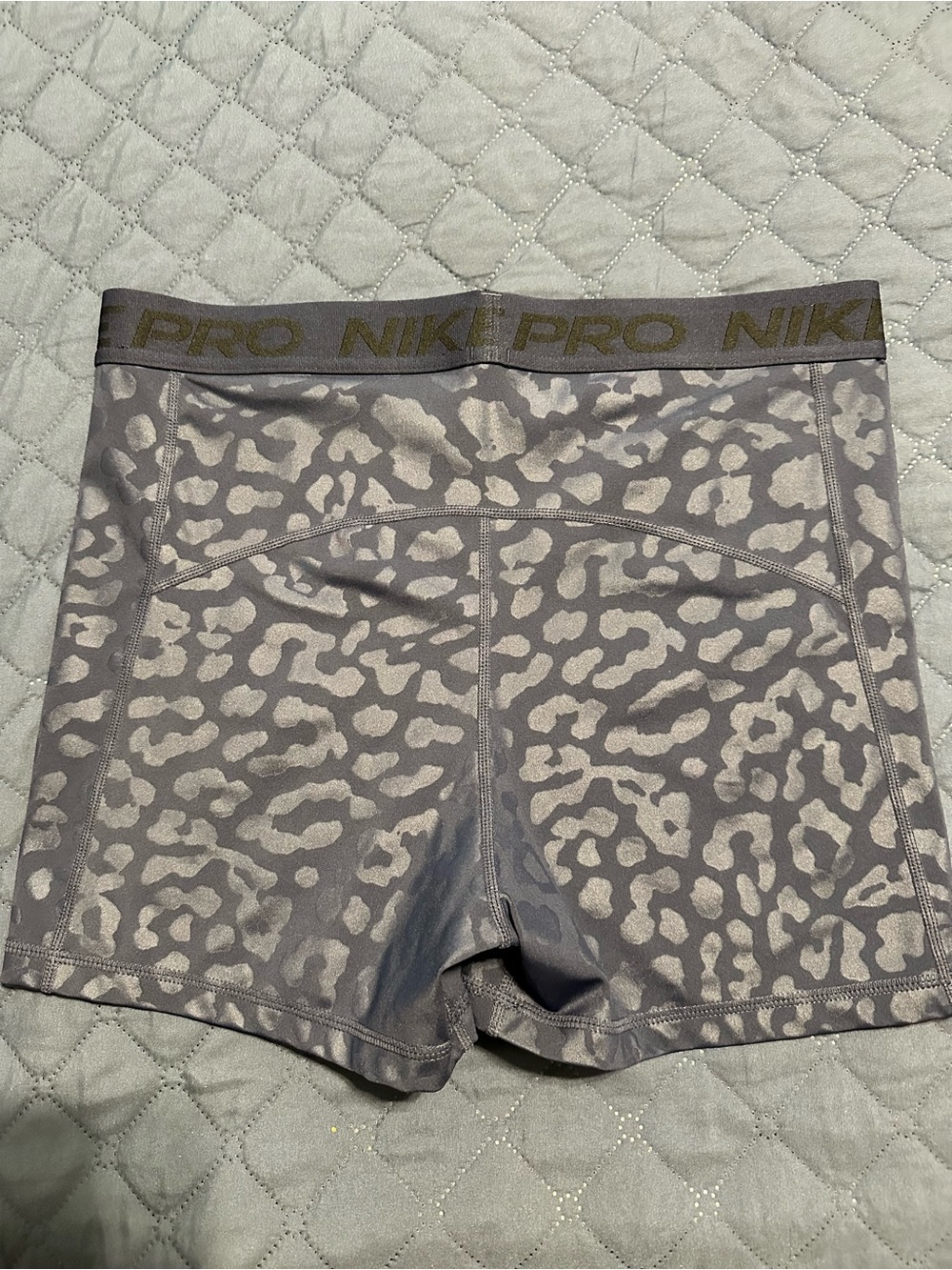 Nike Pro Black Patterned Compression Shorts